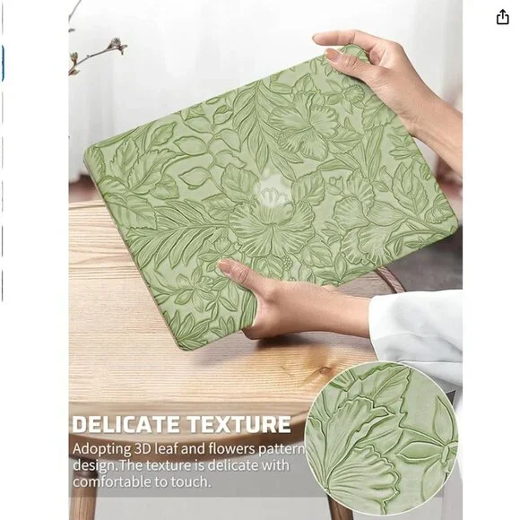 MacBook Air 13 Inch Case 2022 2021 2020-2018 Release A1932 A2179 M1 A2337,Elegan - Picture 2 of 8